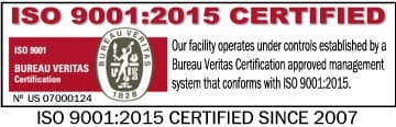 ISO 9001:2015 Certified Since 2007